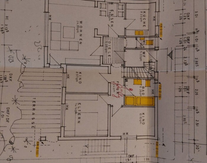 Grundriss EG Einfamilienhaus Rosstal/Buttendorf